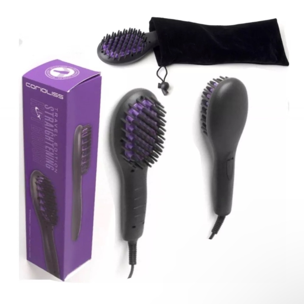 Corioliss Travel Edition Straightening Hot Brush- NEW